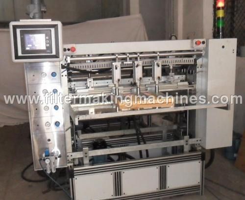 White High Speed Automatic Knife Pleating Machine