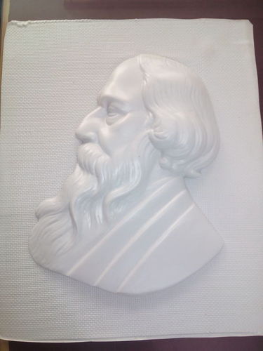 Rabindra Nath Tagore 3D art
