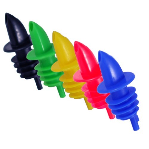 Coloured Plastic Pourers