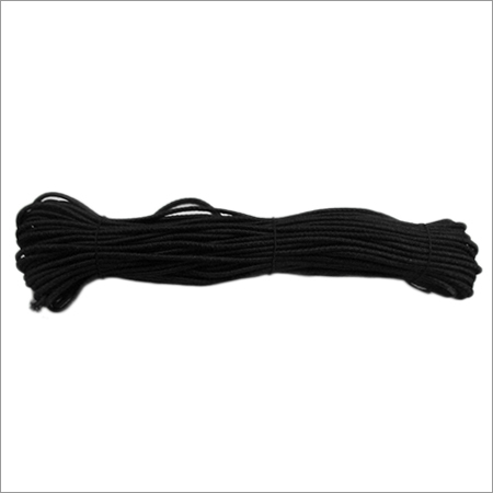 Black Round Elastic Cord