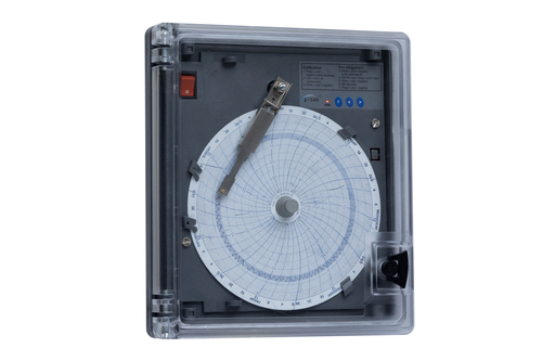 6 Inch 1 Pen Circular Chart Recorder Without Display Inkless