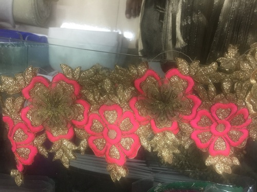 Cut work designer lace