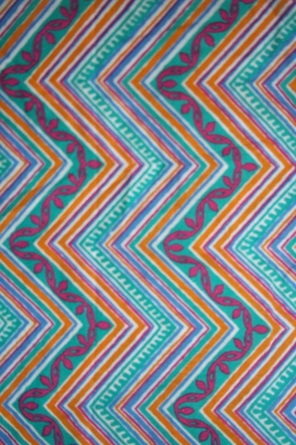 Zig Zag Print Cotton Fabrics