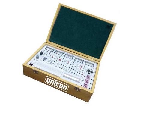 ELECTRICITY LAB TRAINER - AC/DC Power Supply 3-30V, 5A Range, 840-Point Breadboard | Circuit Training, Electrical Experiments, Educational Tool