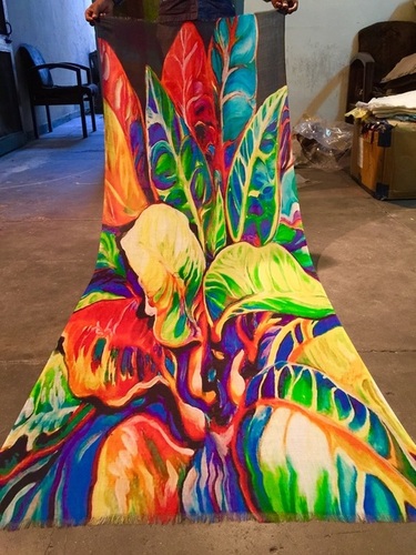 Canvas Art Digital Print Shawl