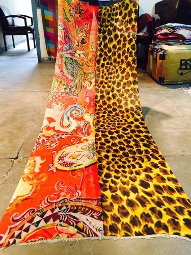 Cashmere Leopard paisley Shawl