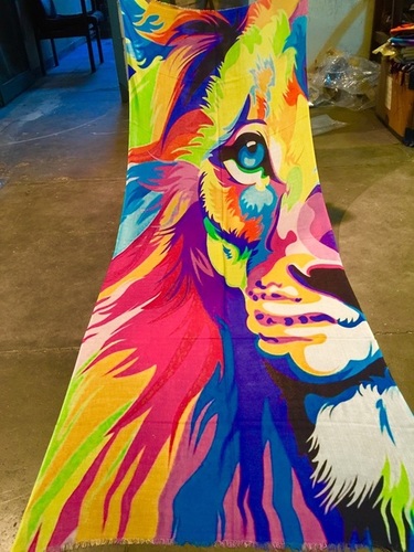 Modren Art Digital Print Pashmina