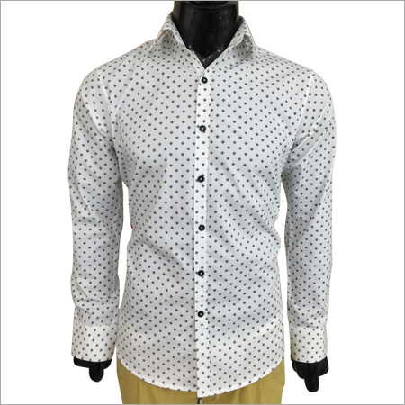 Crown Print Casual Shirt