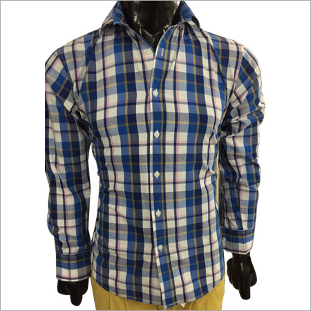 Men Casual Check Shirt