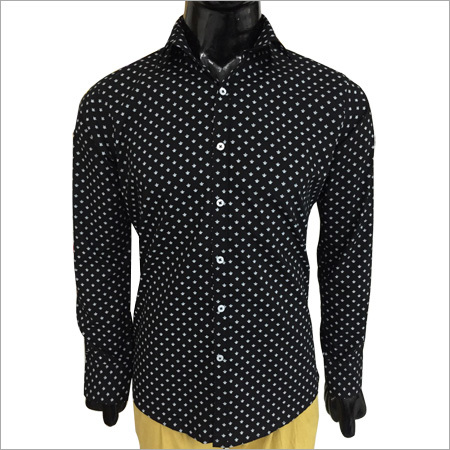 Crown Print Casual Shirt