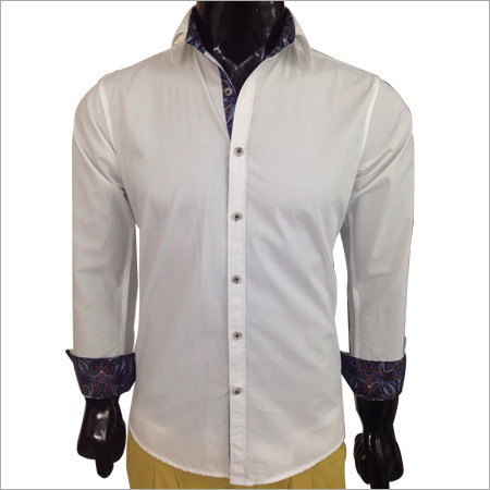 Plain Designer White Shirts