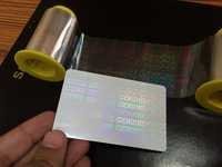 SECURE GENUINE HOLOGRAPHIC OVERLAY