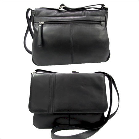 Black Leather Shoulder Bag