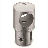 Pipe To Glass Shower Header - Brass Material, Fits 19mm Pipe Size, For 10mm To 12mm Glass, Satin And Glossy Finish