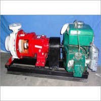 Horizontal Poly-Propylene Bare shaft pump coupled with motor