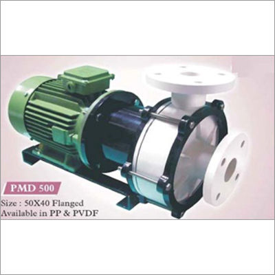 Sealless magnetic drive chemical process pump in PVDF Contrucion