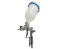 High Performance Gravity Feed Spray Gun W - 201 - Color: Blue And White