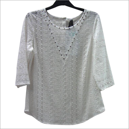 V Neck Stud Top