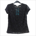 Embellished Camisole Top - Lace Black, Round Neckline | Lightweight, Skin-friendly, Comfortable Fit, Smooth Texture