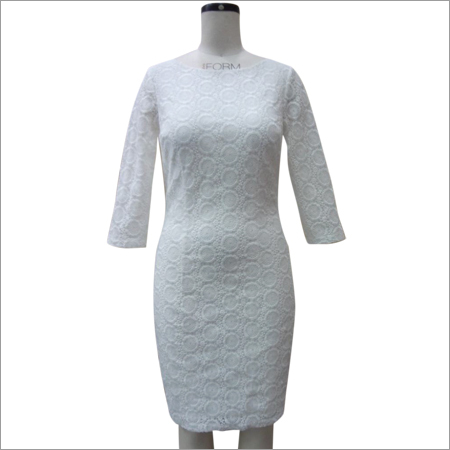 Embroidered Circle Dress