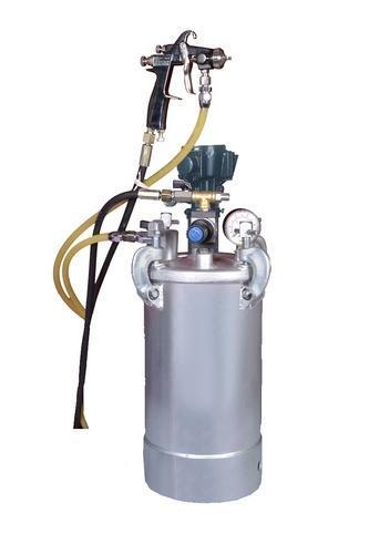 Pressure Feed Paint Container with Stirrer and Gun 10 lt