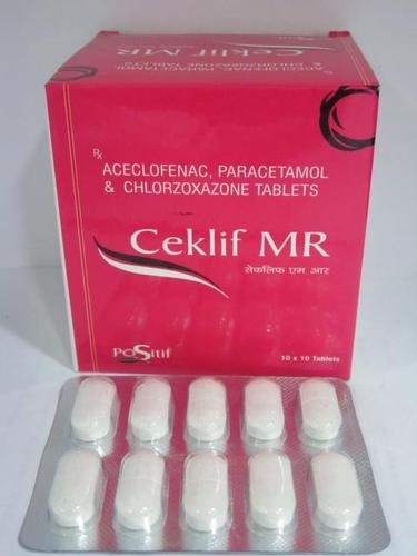Aceclofenac, Paracetamol, & Chlorzoxazone Tablet