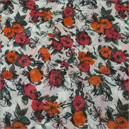 Polyester Voile Print Fabric