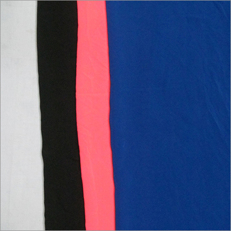 Solid Polyester Georgette Fabric