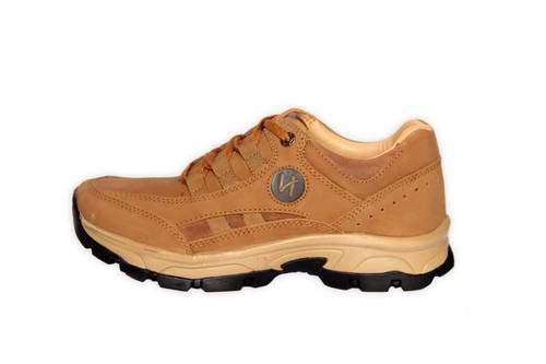 Man Brown Leather Shoes