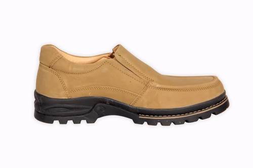 Man Fancy Shoes - Nubuck Leather, Size 7-12, Tan | Slip-on, Stylish Design, Comfortable Fit, Rubber Sole