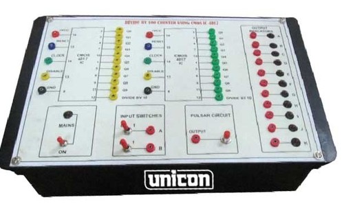 DIVIDE BY 100 SYNCHRONOUS COUNTER USING 4017