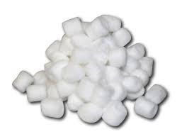 Cotton Balls - 100% Cotton Diameter 1-2 cm | High Absorbency Biodegradable Soft Sterile Hygienic Versatile for Makeup Removal & Wound Care