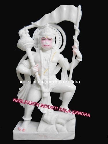 Eco-Friendly Decorative Hanuman Marble Statue 