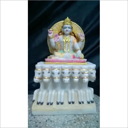 SURYA BHAGWAN MARBLE STATUE