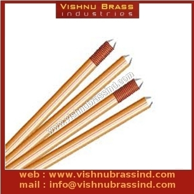 Copper Bonded Ground Rods By VISHNU BRASS INDUSTRIES
