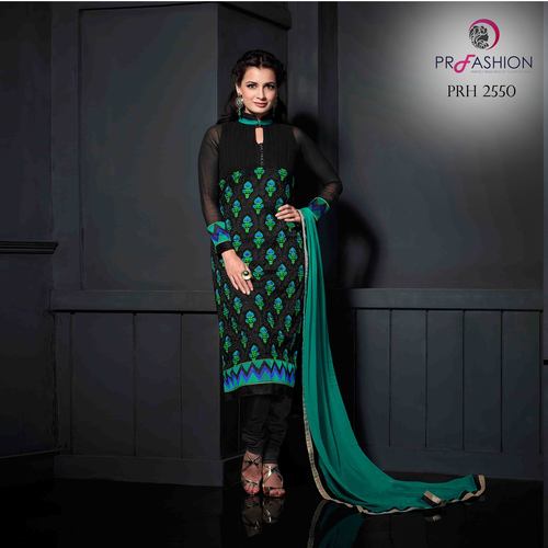 Designer straight salwar kameez