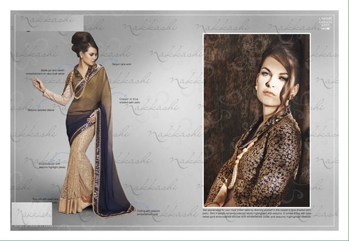 Designer party wear saree