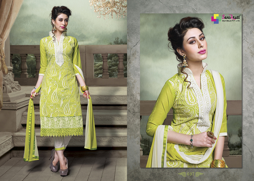 PRINTED COTTON SALWAR KAMEEZ.