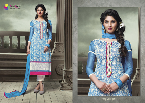 LADIES WEAR COTTON PRINTED SALWAR KAMEEZ.