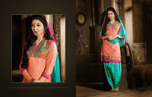 Printed Embroidery Suits