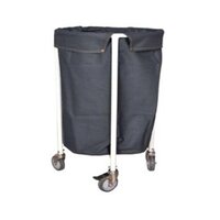 Soiled Linen Trolley (SS) With Canvas Bag