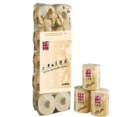 BK140 Paper Roll - 110x110 mm, Beige, 3 Ply, 270 Sheets | Soft, Absorbent, Strong, Eco-Friendly, Durable