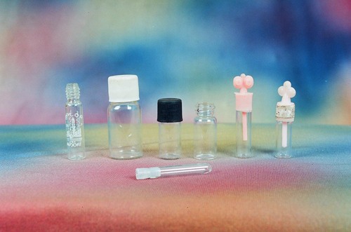 Transparent Colors Lip Gloss Bottles
