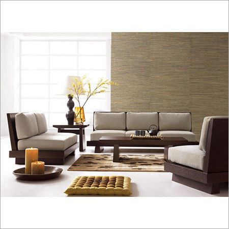 Living Room - Wood, Varied Dimensions, Brown | Elegant Design, Comfortable Seating, Modular, Space Saving, Easy Assembly