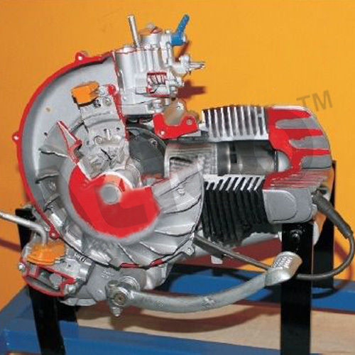 2 Stroke 1 Cylinder Scooter Engine