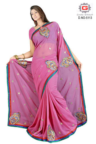 Embroidered Fancy Sarees
