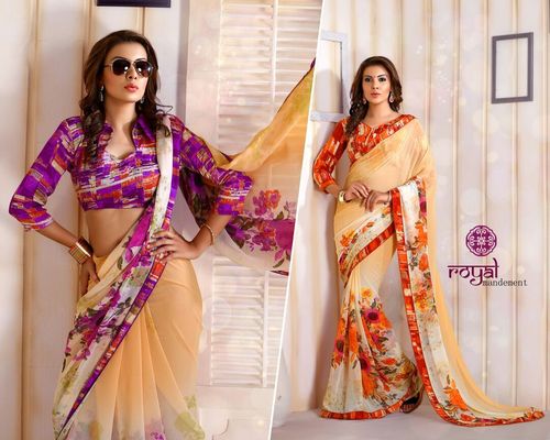 NEW SUMMER COOL (FANCY PRINTS SAREES)