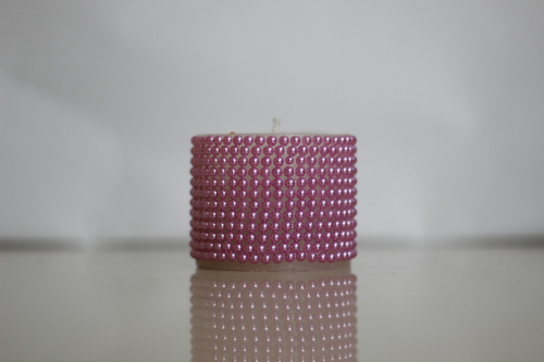 Pink Pearl Candle
