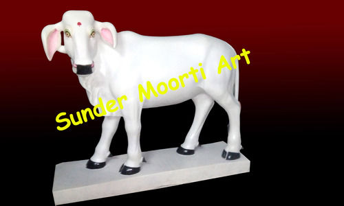 Marble Baby Cow statue