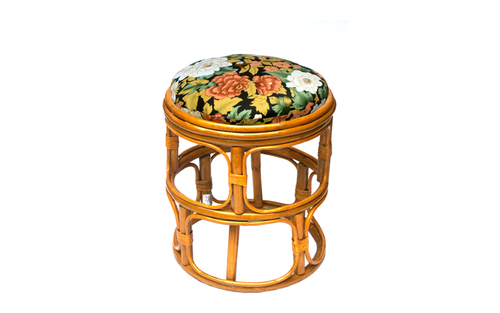 Cane Stool in natural finish